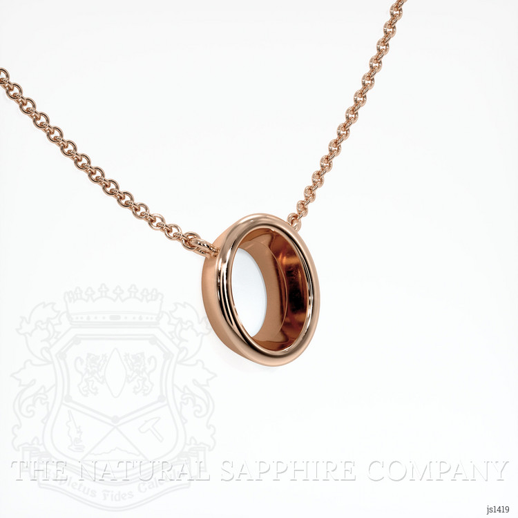 14K Rose Gold Vedic Necklace Setting