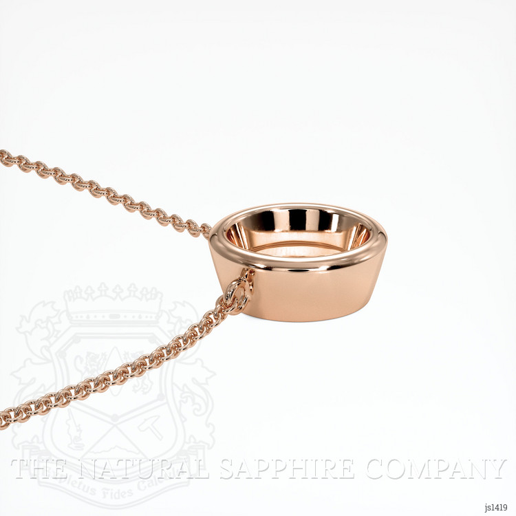 14K Rose Gold Vedic Necklace Setting