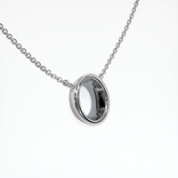 14K White Gold Vedic Necklace Setting Image