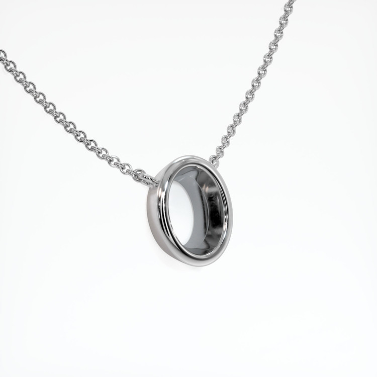 18K White Gold Vedic Necklace Setting