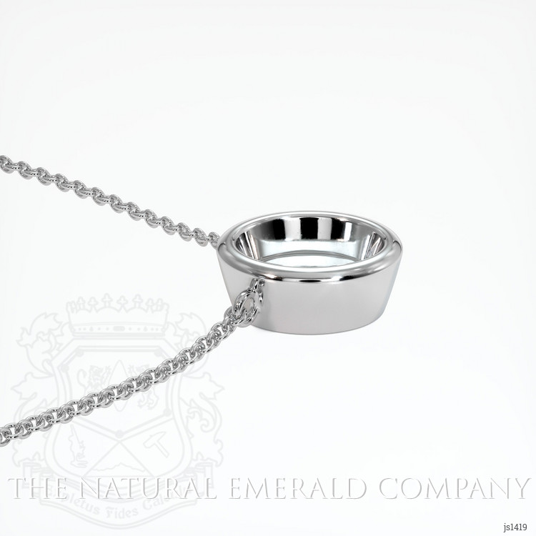 18K White Gold Vedic Necklace Setting