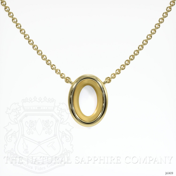 10K Yellow Gold Vedic Necklace Setting