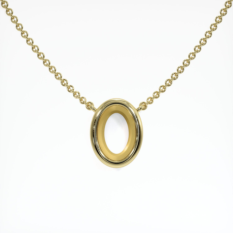 14K Yellow Gold Vedic Necklace Setting