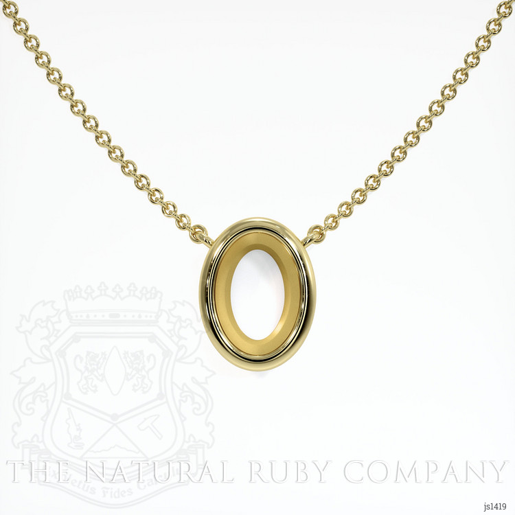 14K Yellow Gold Vedic Necklace Setting