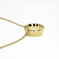 14K Yellow Gold Vedic Necklace Setting Image