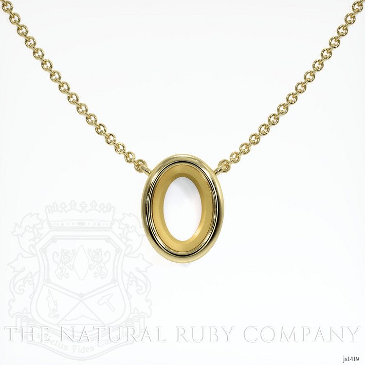 18K Yellow Gold Vedic Necklace Setting
