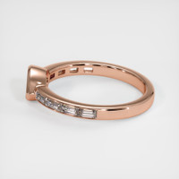 14K Rose Gold Accent Stones Ring Setting Image