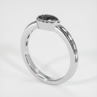 10K White Gold Accent Stones Ring Setting Video