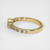 14K Yellow Gold Accent Stones Ring Setting Image