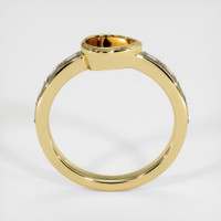 18K Yellow Gold Accent Stones Ring Setting Image