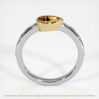 14K Yellow & White Accent Stones Ring Setting Image