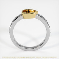 18K Yellow & White Accent Stones Ring Setting Image