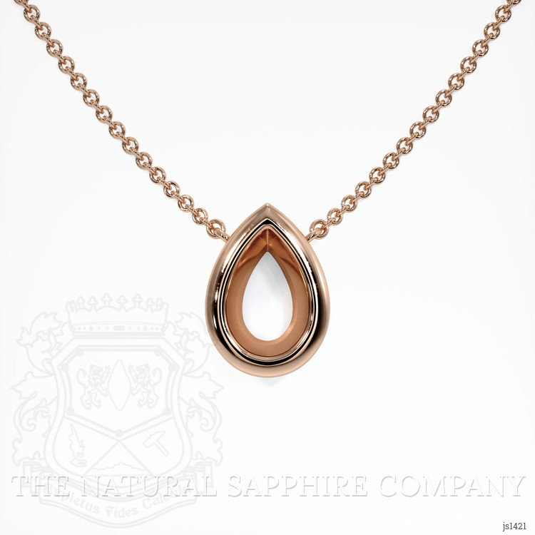 14K Rose Gold Vedic Necklace Setting