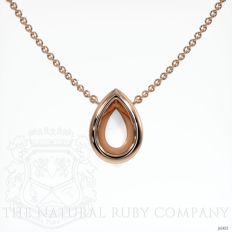 14K Rose Gold Vedic Necklace Setting