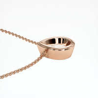 14K Rose Gold Vedic Necklace Setting Image