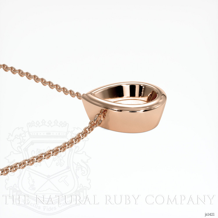 14K Rose Gold Vedic Necklace Setting