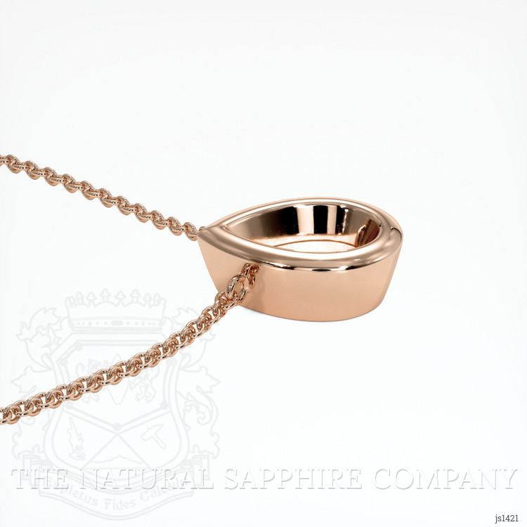 14K Rose Gold Vedic Necklace Setting