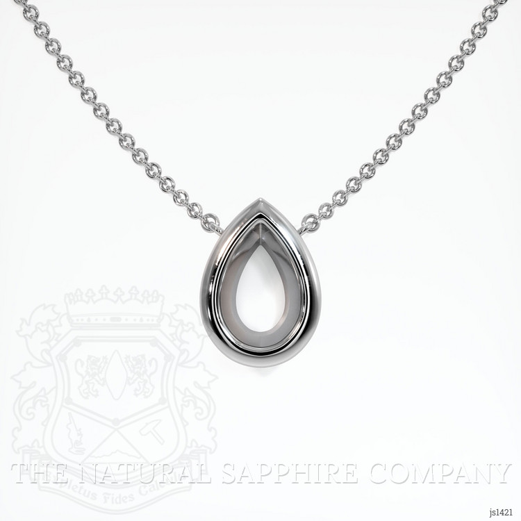 10K White Gold Vedic Necklace Setting