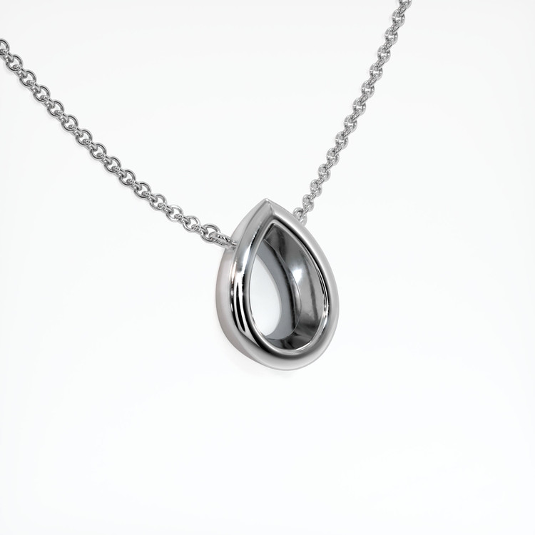 14K White Gold Vedic Necklace Setting