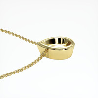 18K Yellow Gold Vedic Necklace Setting Image