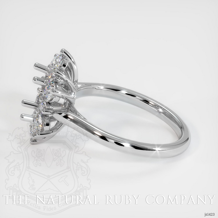 14K White Gold Halo Ring Setting
