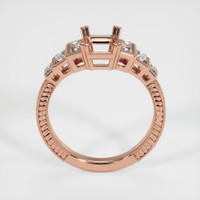 14K Rose Gold Antique Style Ring Setting Image