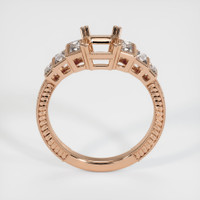 18K Rose Gold Antique Style Ring Setting Image