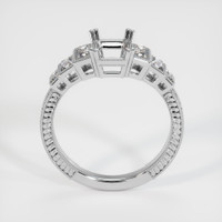 18K White Gold Antique Style Ring Setting Image