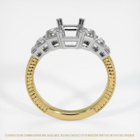 18K White & Yellow Antique Style Ring Setting Image