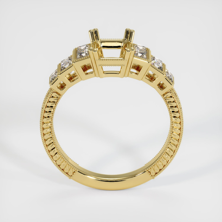 18K Yellow Gold Antique Style Ring Setting