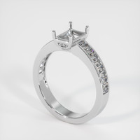10K White Gold Accent Stones Ring Setting Video