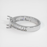 10K White Gold Accent Stones Ring Setting Image