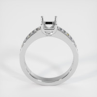 14K White Gold Accent Stones Ring Setting Image