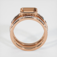 18K Rose Gold Wedding Set Ring Setting Image