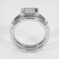 18K White Gold Accent Stones Ring Setting Image