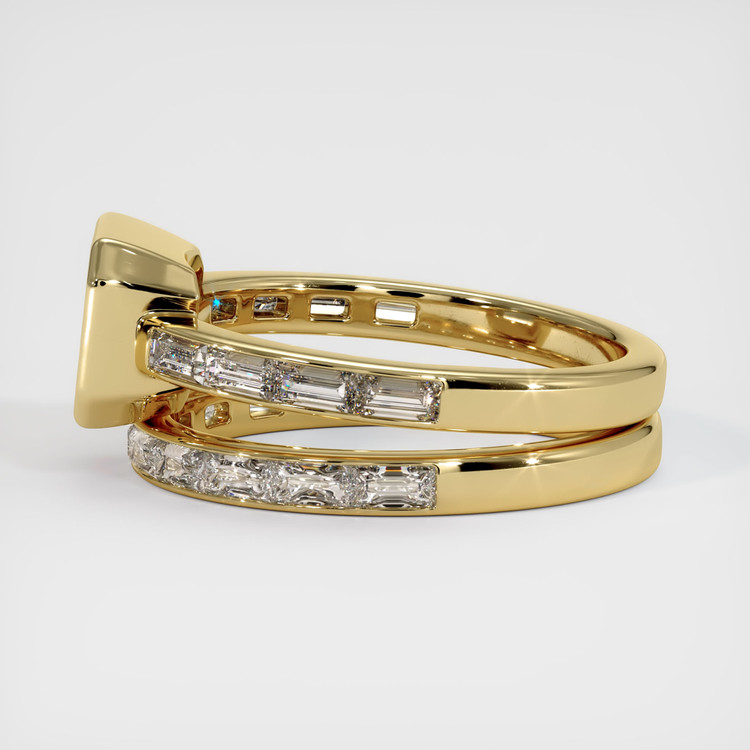 14K Yellow Gold Wedding Set Ring Setting