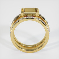 18K Yellow Gold Accent Stones Ring Setting Image