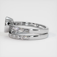 18K White Gold Wedding Set Ring Setting Image
