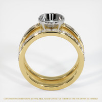18K White & Yellow Wedding Set Ring Setting Image