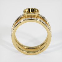 10K Yellow Gold Wedding Set Ring Setting Image