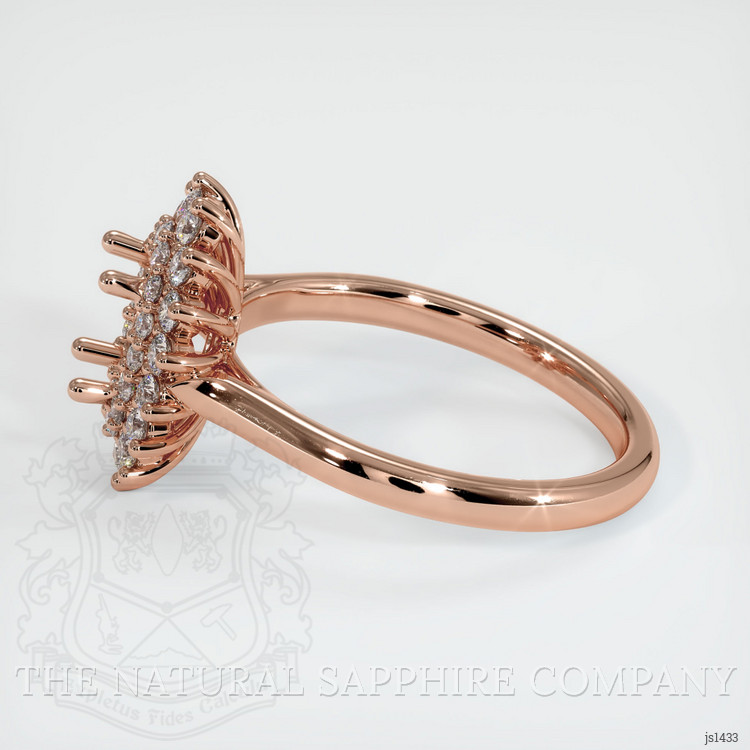 14K Rose Gold Antique Style Ring Setting