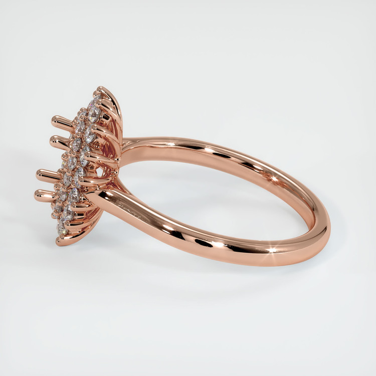 14K Rose Gold Antique Style Ring Setting