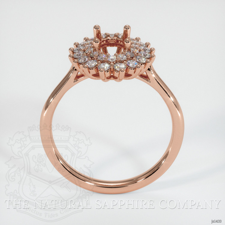 14K Rose Gold Antique Style Ring Setting