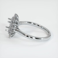 18K White Gold Antique Style Ring Setting Image