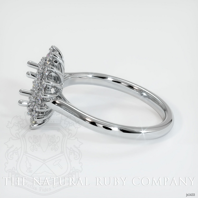 18K White Gold Antique Style Ring Setting