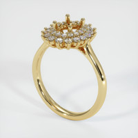 14K Yellow Gold Antique Style Ring Setting Video