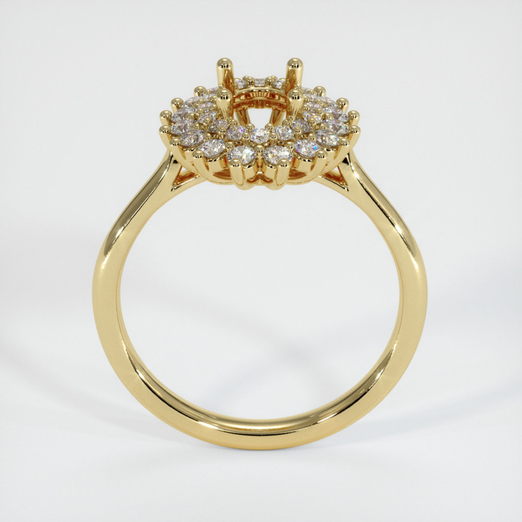 14K Yellow Gold Antique Style Ring Setting