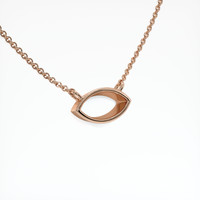 14K Rose Gold Vedic Necklace Setting Image