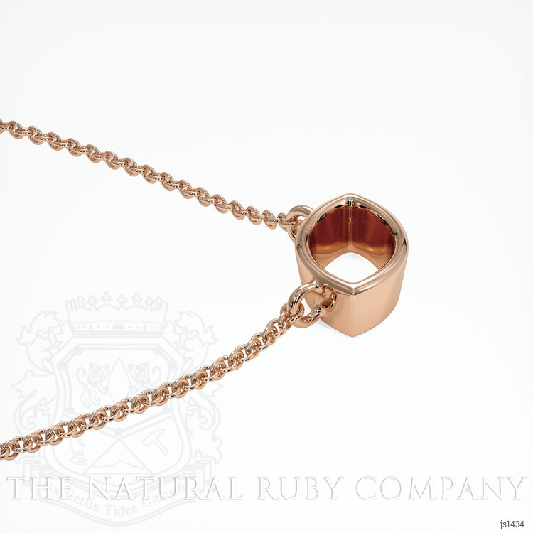 14K Rose Gold Vedic Necklace Setting