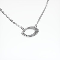 10K White Gold Vedic Necklace Setting Image
